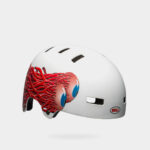 Cykelhjälm Bell Local Matte White Eyes, Large (59 - 61.5 cm)