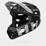 Cykelhjälm Bell Super Air R MIPS Fasthouse Matte Black/White, Small (52 - 56 cm)