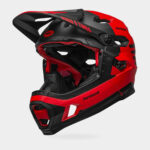 Cykelhjälm Bell Super DH Spherical MIPS Fasthouse Matte Red/Black, Small (52 - 56 cm)