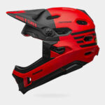 Cykelhjälm Bell Super DH Spherical MIPS Fasthouse Matte Red/Black, Medium (55 - 59 cm)