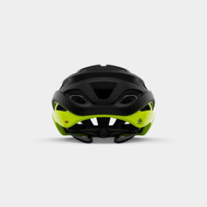 Cykelhjälm Giro Helios Spherical MIPS Matte Black/Highlight Yellow, Small (51 - 55 cm)