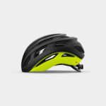 Cykelhjälm Giro Helios Spherical MIPS Matte Black/Highlight Yellow, Small (51 - 55 cm)