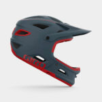 Cykelhjälm Giro Switchblade MIPS Matte Portaro Grey/Red, Medium (55 - 59 cm)