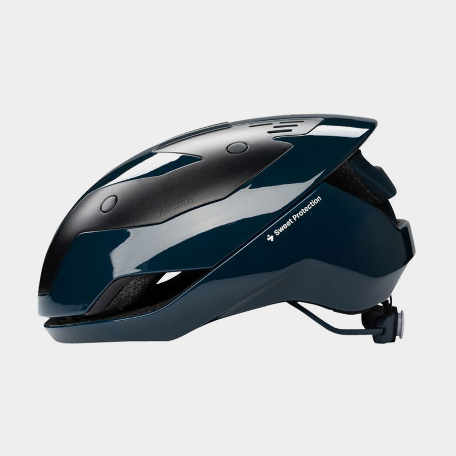 Cykelhjälm Sweet Protection Falconer II Aero Gloss Midnight Blue, Medium (54 - 57 cm)