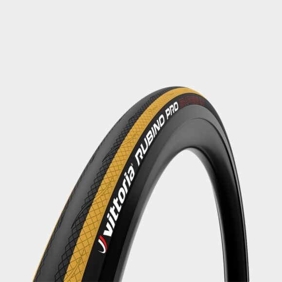 Däck Vittoria Rubino Pro G2 25-622 (700 x 25C / 28 x 1.00) vikbart gul