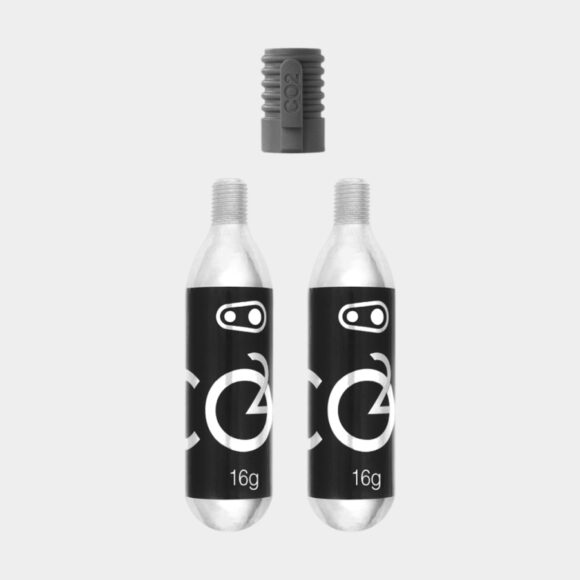 Kolsyrepump Crankbrothers CO2, 2 x 16 gram + munstycke