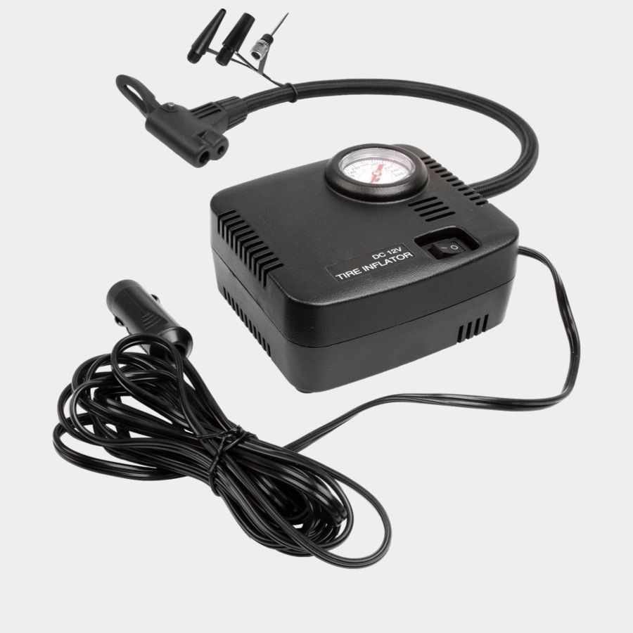 Kompressor Ventura Power Pump, med analog tryckmätare (manometer)