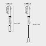 Dämparpump Blackburn Honest Digital Shock, med digital tryckmätare (manometer)