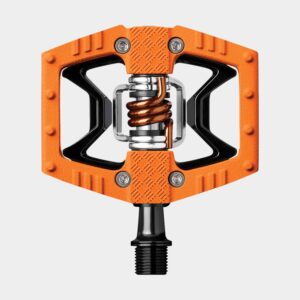 Pedaler Crankbrothers Eggbeater 1, 1 par, silver/röd, inkl. klossar