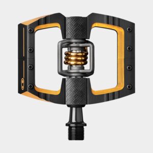 Pedaler Crankbrothers Mallet DH 11, 1 par, svart/guld, inkl. klossar