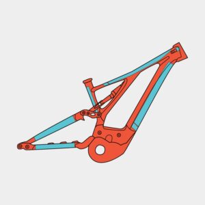 Ramskydd RideWrap Covered Frame Protection Kit eMTB Matte