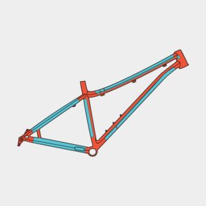 Ramskydd RideWrap Covered Frame Protection Kit eMTB Matte