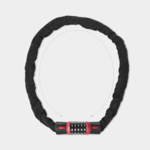 Kättinglås RocBolt Code, 120 cm, Ø5.7 mm, svart/grå