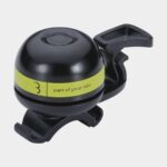Ringklocka BBB EasyFit Deluxe Ø32 mm, mässing, svart/gul