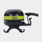 Ringklocka BBB EasyFit Deluxe Ø32 mm, mässing, svart/gul