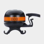 Ringklocka BBB EasyFit Deluxe Ø32 mm, mässing, svart/orange