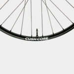 Tubelessventil CushCore Tubeless Presta Valve Set 55 mm, aluminium, 2-pack, svart + ventilkärneverktyg