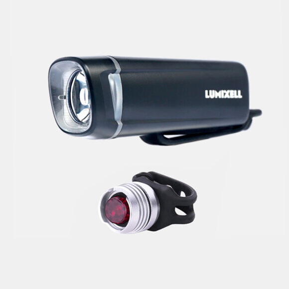 Lampset Lumixell Urban 200 / Ruby Diamond Safety Light Red