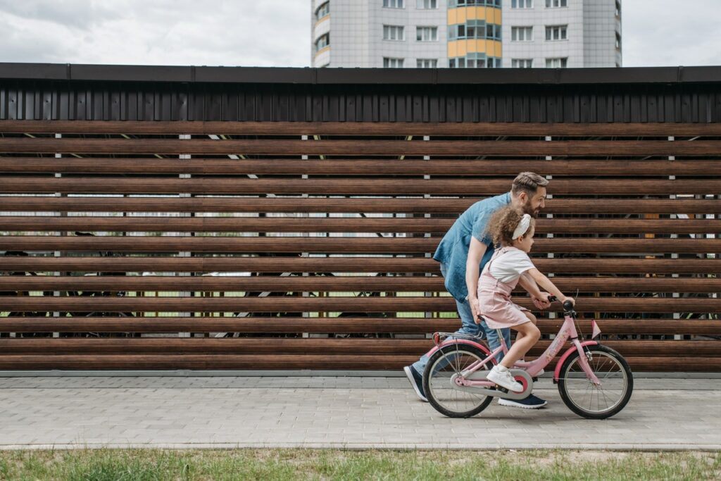 lära barn cykla