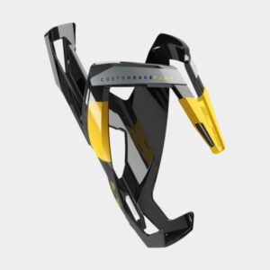 Flaskhållare Elite Custom Race Plus, plast, svart/gul
