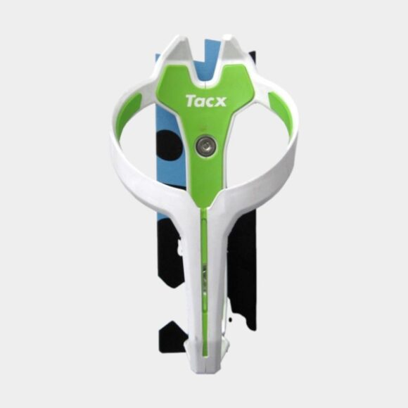 Flaskhållare Tacx Foxy, plast, vit/grön