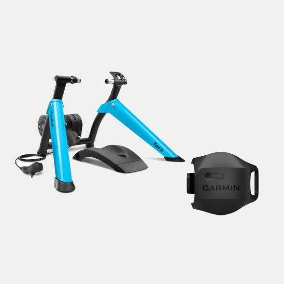 Cykeltrainer Tacx Boost Bundle, rulle mot bakhjul + hastighetssensor