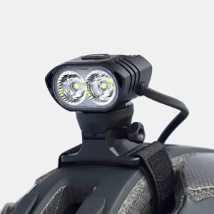 Lampset MTB Hjälmlampa Boruit ULTRA 1200 / Framlampa Gaciron Speed X 1000