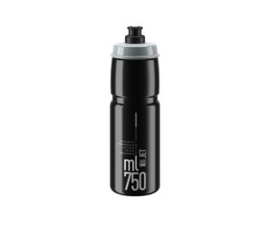 Flaska Elite JET Black Grey Logo 750ml