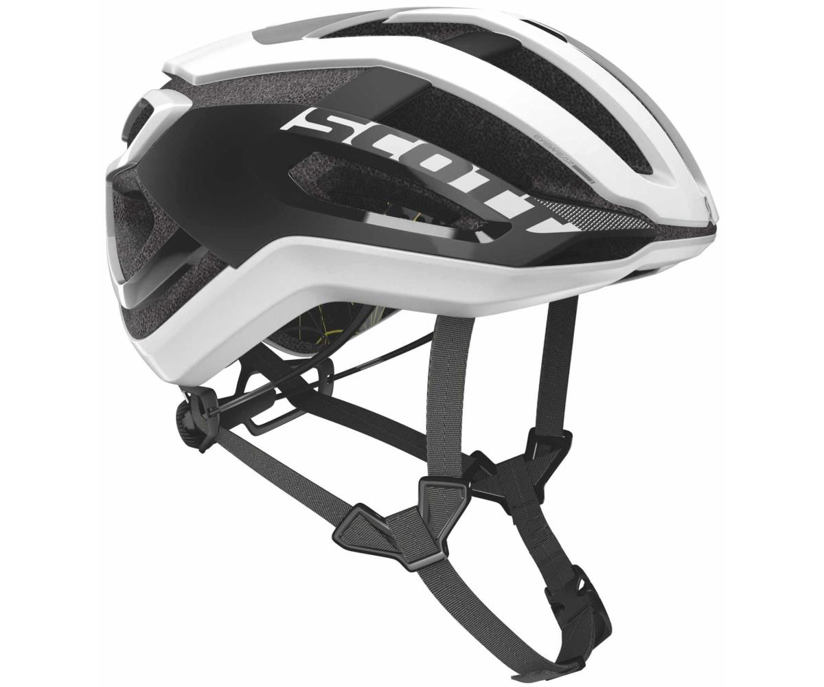 Cykelhjälm Scott Centric PLUS MIPS vit/svart Medium (55 - 59 cm)