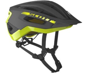 Cykelhjälm Scott Fuga PLUS MIPS grå/gul Medium (55 - 59 cm)