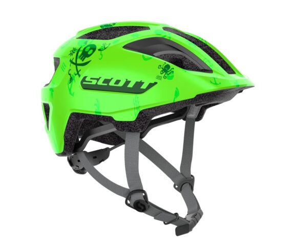 Cykelhjälm Scott Jr Spunto fluo green One-Size (50 - 56 cm)