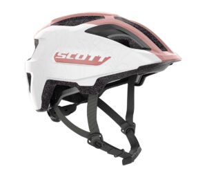 Cykelhjälm Scott Jr Spunto pearl white/light pink One-Size (50 - 56 cm)