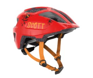 Cykelhjälm Scott Spunto Kid röd One-Size (46 - 52 cm)