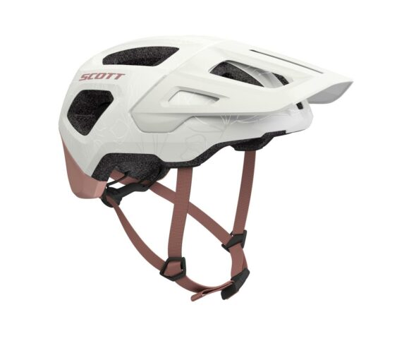 Cykelhjälm Scott Jr Argo Plus MIPS white/light pink  X-Small/Small (49 - 53 cm)