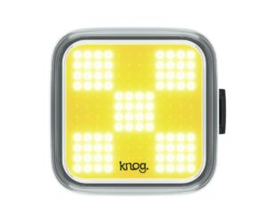 Framlampa Knog Blinder Grid gul