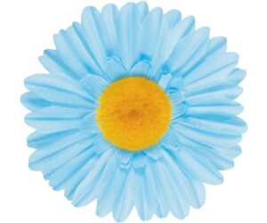 Styrdekoration Electra Daisy blå