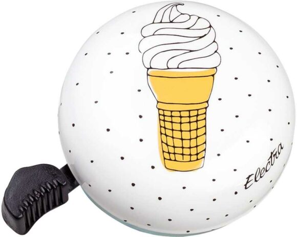 Ringklocka Electra Domed Ice Cream vit