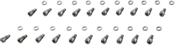 Pedalpins Bontrager Line Pro silver 20-pack