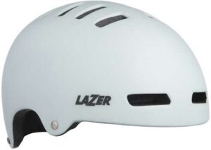 Cykelhjälm Lazer Armor +Led matt vit Large (58 - 61 cm)