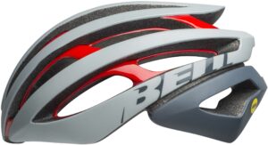 Cykelhjälm Bell Z20 MIPS grå/röd Medium (55 - 59 cm)