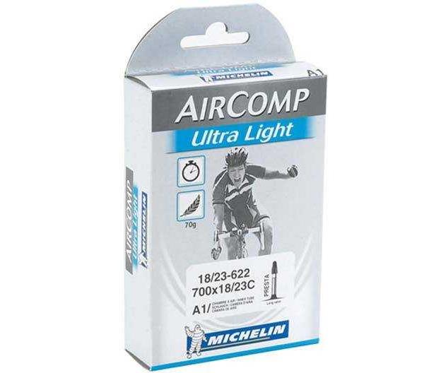 Cykelslang Michelin Aircomp Ultra Light A1 18/23-622 racerventil 40 mm