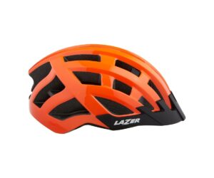 Cykelhjälm Lazer Compact ljusorange One-Size (54 - 61 cm)