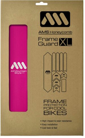 Ramskydd AMS Honeycomb XL magenta/vit