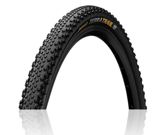Cykeldäck Continental Terra Trail ProTection TLR 40-584 (27.5x1.50") svart/cream skin vikbart
