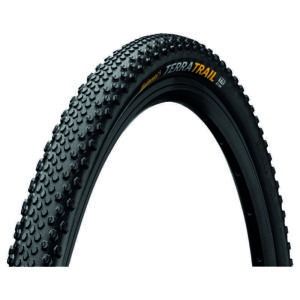 Cykeldäck Continental Terra Trail Shieldwall System TLR 35-622 (28x1.35") svart/cream vikbart