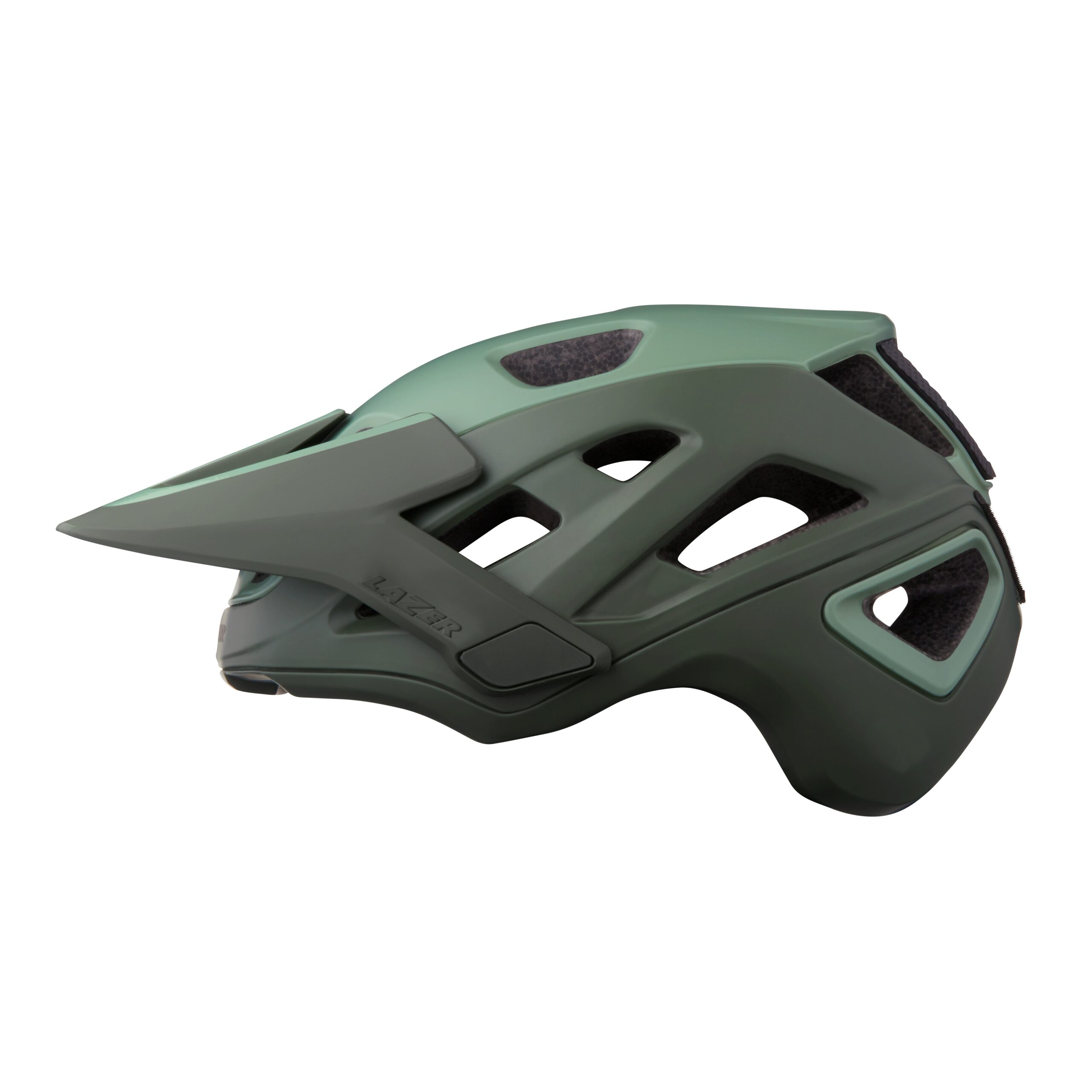 Cykelhjälm Lazer Jackal + Kineticore Matte Dark Green Small (52 - 56 cm)