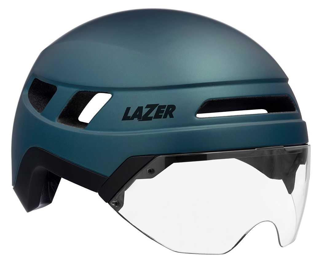 Cykelhjälm Lazer Urbanize NTA matt blå Small (52 - 56 cm)